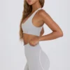Soft Active Mini Shorts in Grey Marl Soft Active Mini Shorts in Grey Marl