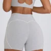 Soft Active Mini Shorts in Grey Marl Soft Active Mini Shorts in Grey Marl