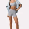 Soft Active Mini Shorts in Grey Marl Soft Active Mini Shorts in Grey Marl