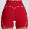 Soft Active Mini Shorts in Hot Red Soft Active Mini Shorts in Hot Red