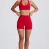 Soft Active Mini Shorts in Hot Red Soft Active Mini Shorts in Hot Red