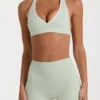 Soft Active Mini Shorts in Sage Marl Soft Active Mini Shorts in Sage Marl