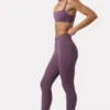 Soft Active Ruched Leggings in Dusk