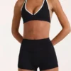 Soft Active Sports Bra in Black