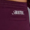 Soft Cotton Jersey Relaxed Mid-Rise Joggers in Grape Soft Cotton Jersey Relaxed Mid-Rise Joggers in Grape