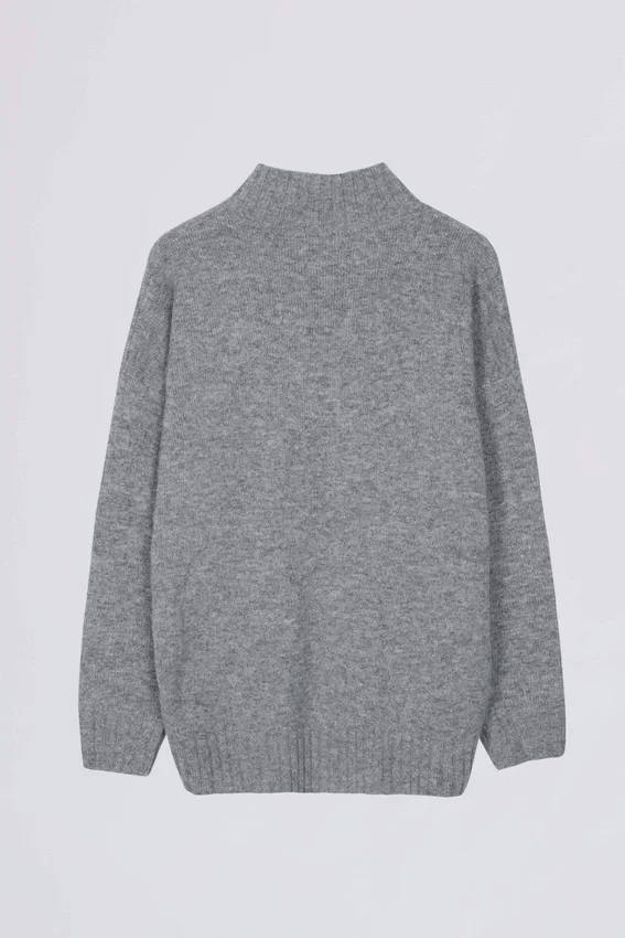 Soft Knit Oversized Jumper in Grey Soft Knit Oversized Jumper in Grey