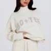Soft Knit Oversized Jumper in Ivory Soft Knit Oversized Jumper in Ivory