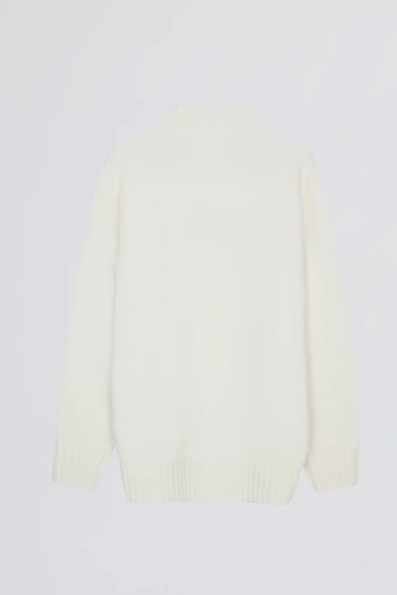 Soft Knit Oversized Jumper in Ivory Soft Knit Oversized Jumper in Ivory