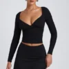 Solene Modal A-Line Mini Skort in Black Solene Modal A-Line Mini Skort in Black