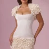 Soretta Cropped Bolero in Ivory Soretta Cropped Bolero in Ivory