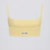 Square-Neck Bralette in Lemon Square-Neck Bralette in Lemon