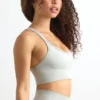 Strappy Define Luxe Sports Bra in Grey
