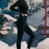 Super Sculpt Seamless Base Layer Leggings in Black Super Sculpt Seamless Base Layer Leggings in Black