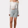 Super Sculpt Seamless Biker Shorts in Grey Super Sculpt Seamless Biker Shorts in Grey