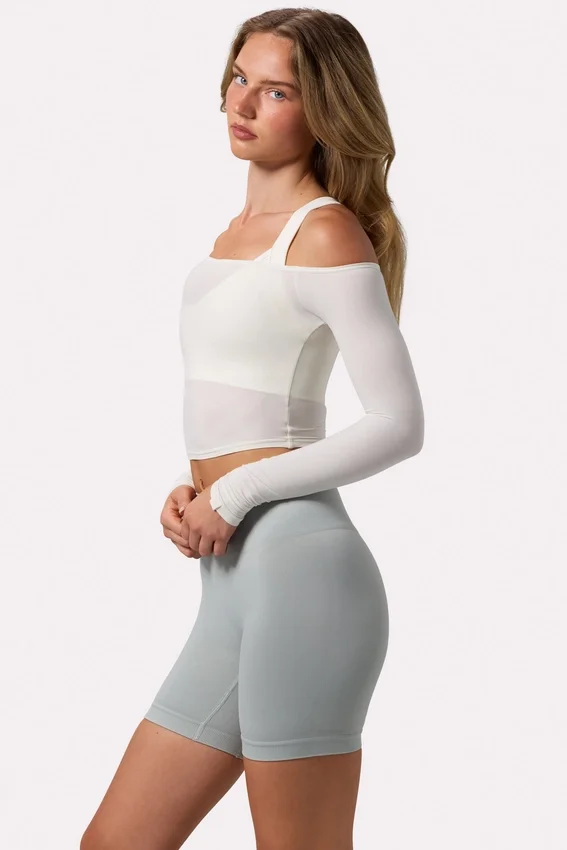 Super Sculpt Seamless Biker Shorts in Grey Super Sculpt Seamless Biker Shorts in Grey
