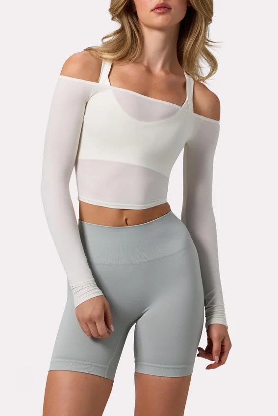 Super Sculpt Seamless Biker Shorts in Grey Super Sculpt Seamless Biker Shorts in Grey