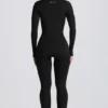 Super Sculpt Seamless Full-Length Jumpsuit in Black Super Sculpt Seamless Full-Length Jumpsuit in Black