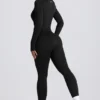 Super Sculpt Seamless Full-Length Jumpsuit in Black Super Sculpt Seamless Full-Length Jumpsuit in Black
