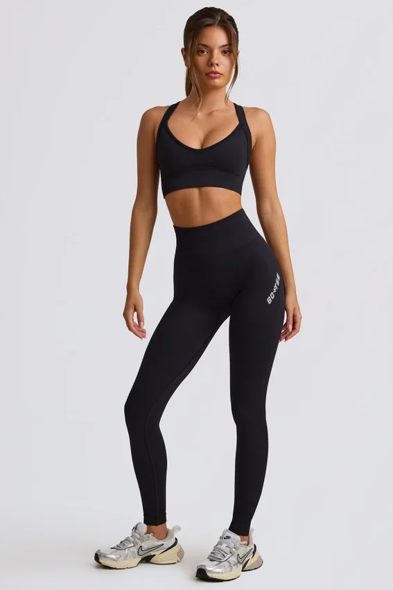 Super Sculpt Seamless High-Waist Leggings in Black Super Sculpt Seamless High-Waist Leggings in Black