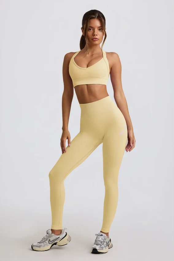 Super Sculpt Seamless High-Waist Leggings in Butter Yellow Super Sculpt Seamless High-Waist Leggings in Butter Yellow