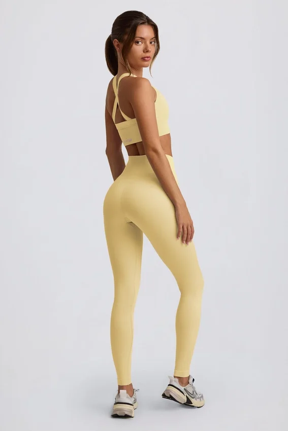 Super Sculpt Seamless High-Waist Leggings in Butter Yellow Super Sculpt Seamless High-Waist Leggings in Butter Yellow