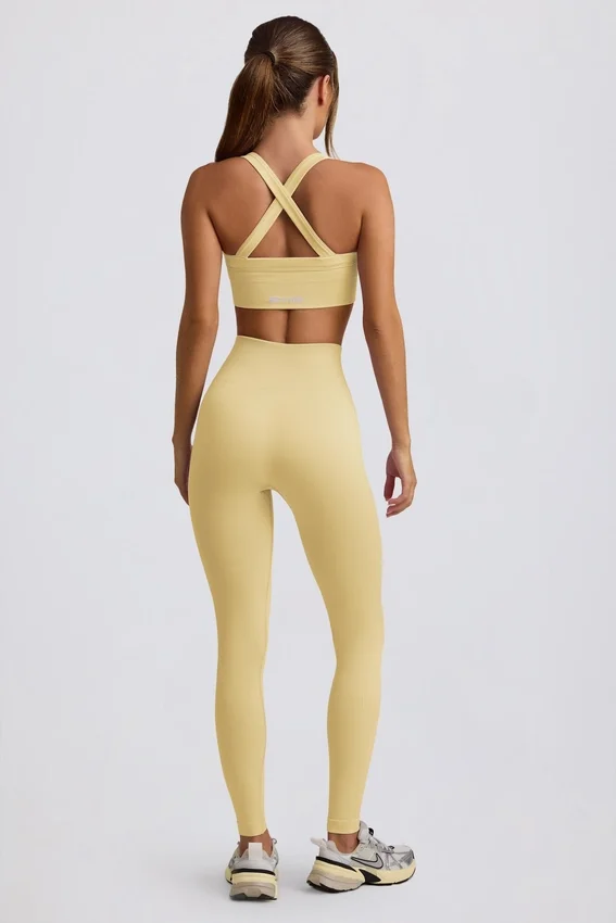 Super Sculpt Seamless High-Waist Leggings in Butter Yellow Super Sculpt Seamless High-Waist Leggings in Butter Yellow