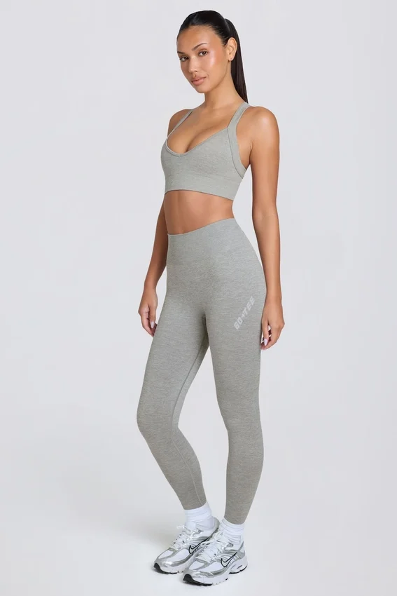 Super Sculpt Seamless High-Waist Leggings in Grey Marl Super Sculpt Seamless High-Waist Leggings in Grey Marl