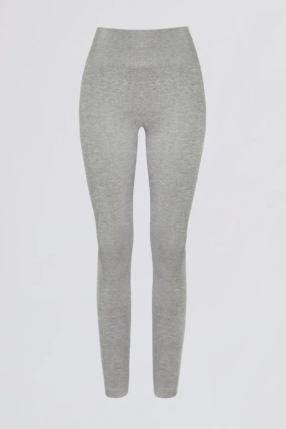 Super Sculpt Seamless High-Waist Leggings in Grey Marl Super Sculpt Seamless High-Waist Leggings in Grey Marl