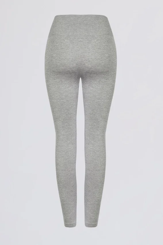 Super Sculpt Seamless High-Waist Leggings in Grey Marl Super Sculpt Seamless High-Waist Leggings in Grey Marl