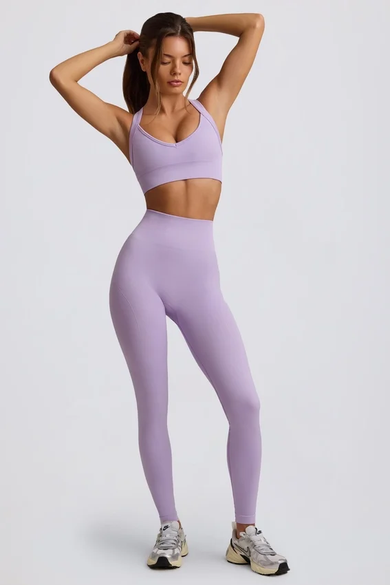Super Sculpt Seamless High-Waist Leggings in Soft Lilac Super Sculpt Seamless High-Waist Leggings in Soft Lilac