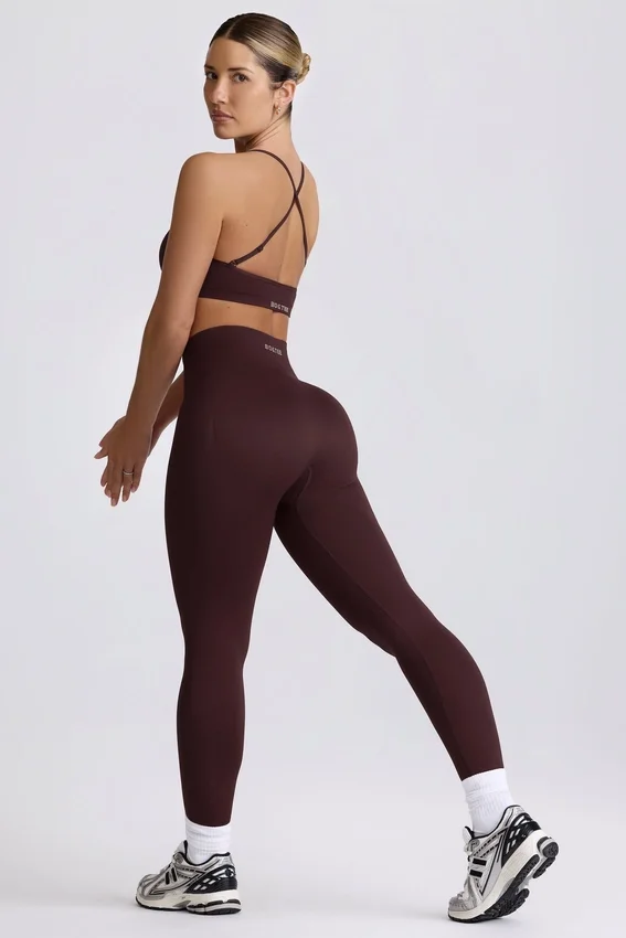 Super Sculpt Seamless Leggings in Chocolate Super Sculpt Seamless Leggings in Chocolate