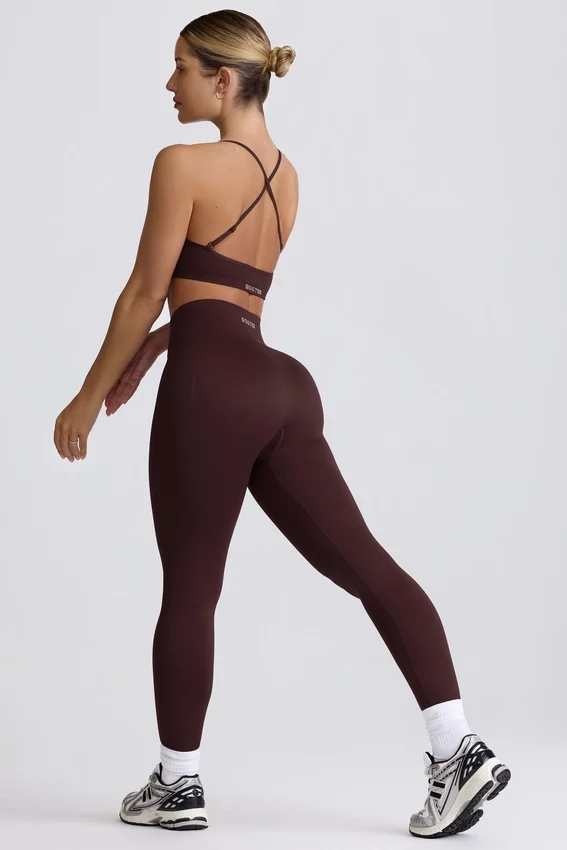 Super Sculpt Seamless Leggings in Chocolate Super Sculpt Seamless Leggings in Chocolate