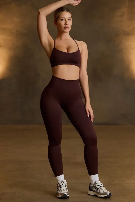 Super Sculpt Seamless Leggings in Chocolate Super Sculpt Seamless Leggings in Chocolate