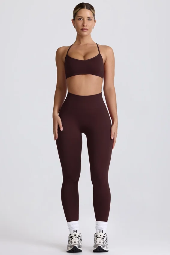 Super Sculpt Seamless Leggings in Chocolate Super Sculpt Seamless Leggings in Chocolate