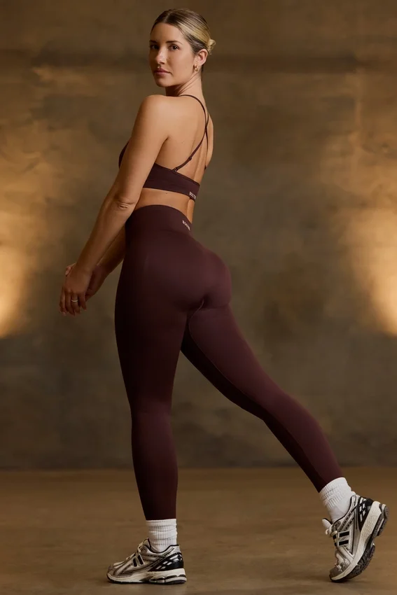 Super Sculpt Seamless Leggings in Chocolate Super Sculpt Seamless Leggings in Chocolate