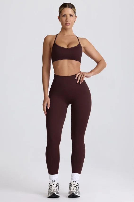 Super Sculpt Seamless Leggings in Chocolate Super Sculpt Seamless Leggings in Chocolate