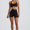 Super Sculpt Seamless Mini Shorts in Black Super Sculpt Seamless Mini Shorts in Black