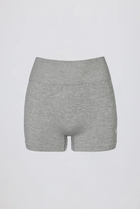 Super Sculpt Seamless Mini Shorts in Grey Marl Super Sculpt Seamless Mini Shorts in Grey Marl