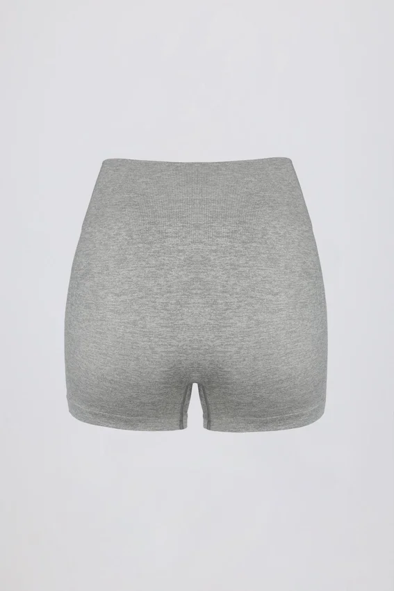 Super Sculpt Seamless Mini Shorts in Grey Marl Super Sculpt Seamless Mini Shorts in Grey Marl