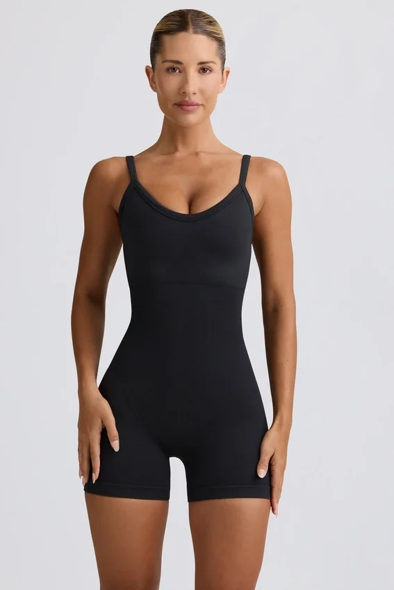 Super Sculpt Seamless Unitard in Black Super Sculpt Seamless Unitard in Black
