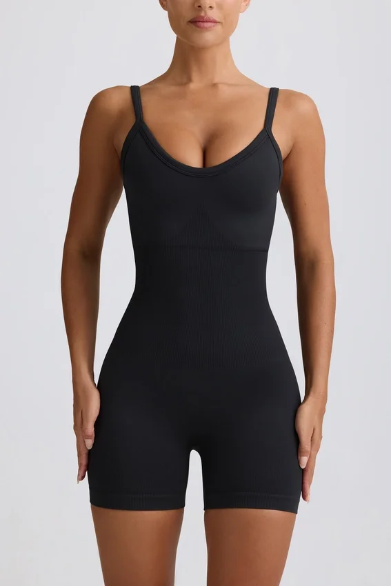 Super Sculpt Seamless Unitard in Black Super Sculpt Seamless Unitard in Black