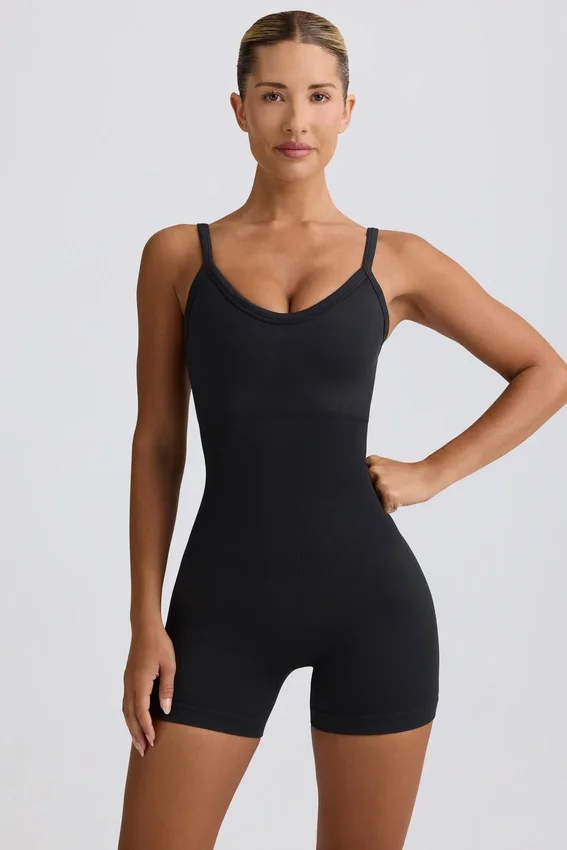 Super Sculpt Seamless Unitard in Black Super Sculpt Seamless Unitard in Black