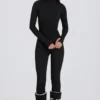 Thermal Base-Layer Jumpsuit in Black Leopard Thermal Base-Layer Jumpsuit in Black Leopard