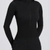Thermal Base-Layer Jumpsuit in Black Leopard Thermal Base-Layer Jumpsuit in Black Leopard