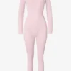 Thermal Base-Layer Jumpsuit in Powder Pink Thermal Base-Layer Jumpsuit in Powder Pink