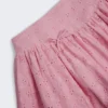 Thia Bow-Detail Broderie Anglaise Mini Skirt in Soft Pink Thia Bow-Detail Broderie Anglaise Mini Skirt in Soft Pink