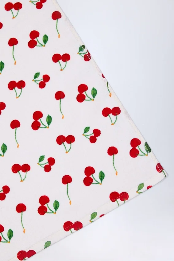 Toalla Logo Beach Towel in Cherry Print Toalla Logo Beach Towel in Cherry Print