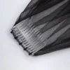 Trixie Lace-Trim Veil in Black Trixie Lace-Trim Veil in Black