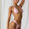 Tropics Double-Strap Triangle Bikini Top in Soft Pink Tropics Double-Strap Triangle Bikini Top in Soft Pink