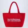 Velika Towelling Tote Bag in Fiery Red Velika Towelling Tote Bag in Fiery Red